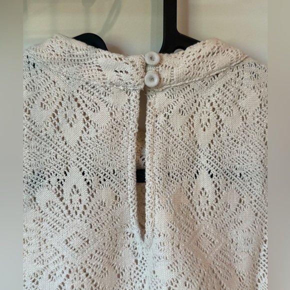 FREE people lace beautiful boho size S crop top - Picture 4 of 5